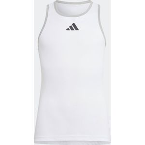 adidas Performance Club Tanktop - Kinderen - Wit- 140