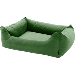 Madison Hondenbed Velvet 100x80x25 cm groen