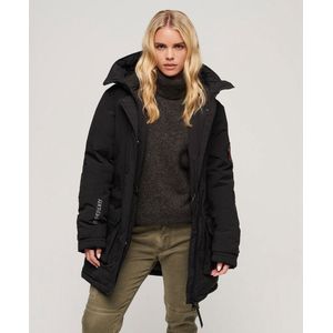 Superdry City Gevoerde Jas Zwart 2XS Vrouw