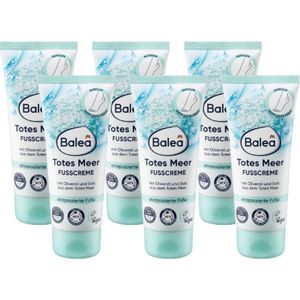 Balea Voetcrème Dode Zee Mineralen - VOORDEELVERPAKKING - 6x 100ml | Dermatologisch getest