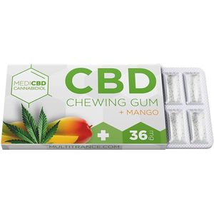 5 x MediCBD Mango CBD Kauwgom (36mg CBD)