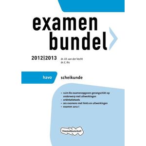 Examenbundel havo  Scheikunde 2012/2013