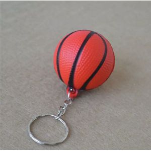 GoedeDoelen.Shop | Sleutelhanger Rode Basketbal | Basketbal | Tashanger Basketbal | I Love Basketbal | Sporttashanger | Sleutelring | Sport Sleutelhanger