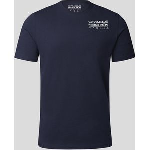 Red Bull Racing Small Logo T-shirt Blauw XXL - Max Verstappen - Sergio Perez - Oracle