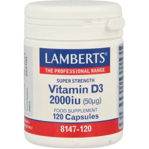 Lamberts Vitamine D3 50 mcg 120 capsules