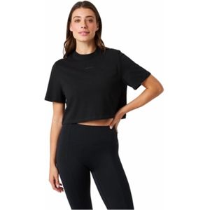 Björn Borg - Studio Oversized Cropped - T-Shirt - Black Beauty