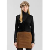 QS - Gebreid Vest - Zwart - V-hals - Lange Mouw