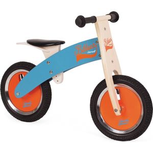 Bikloon loopfiets - blauw en oranje