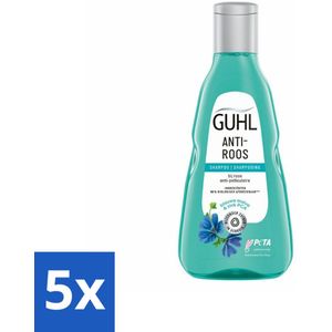 Guhl - Shampoo - Anti-Roos - 250 ml - Bulkverpakking - 5 stuks