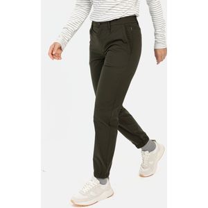 camel active Werkbroek met losse pasvorm - Maat womenswear-27/32 - Donker Groen