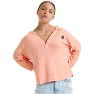 Roxy - Hoody - Dames - Zacht Elastaan Polyester Viscose - Capuchon Lange Mouwen