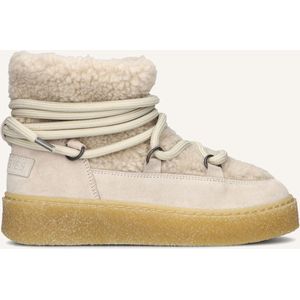 Shabbies - Senna Lana - Enkellaarsjes - Beige - Suède