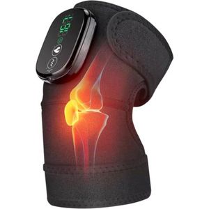 Stemap® Knie Massage Apparaat | Artrose Kniemassage | Draadloos | Apparaat Knie Massager Alternatief Kniebrace | Zwart