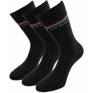 U.s. socks polo assn. 3-pack black, 39-42