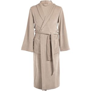 Tiseco - Kamerjas ELENA - ochtondjas - baby fleece - unisex - L/XL, taupe