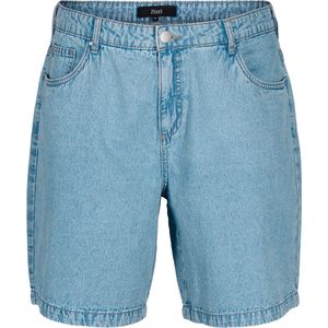 ZIZZI JEVA, SHORTS Dames Jeans - Light Blue - Maat 50