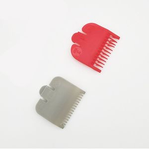 Elektrische tondeuse met limietkam Geschikt voor haarsalons - grijs + rood