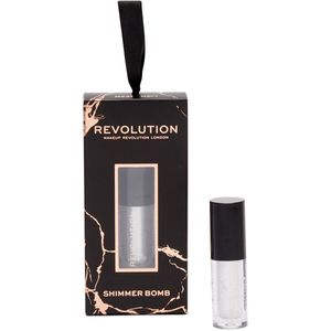 Makeup Revolution Shimmer Bomb Hanging Charm â€“ Light Beam - Lipgloss - Clear - Parelmoer - Glitter - Kerst - Christmas
