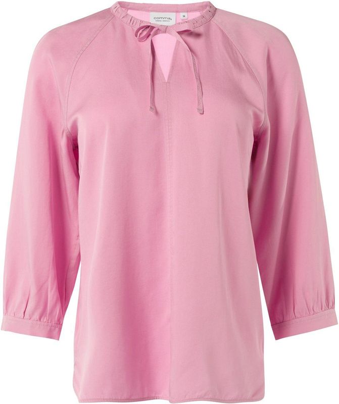 comma - Tuniekblouse - 100% Lyocell - Lange Mouwen