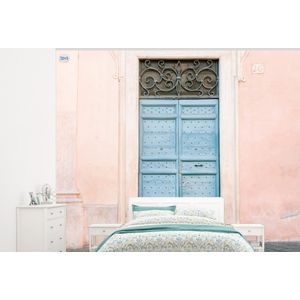 Deur - Rome - Blauw - Architectuur - Behangpapier