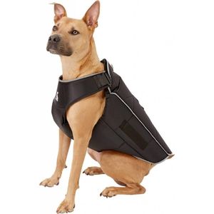 All Four Paws - The Comfy Wrap - Niet-drukkend therapeutisch honden harnas - Zwart - Extra Extra Klein