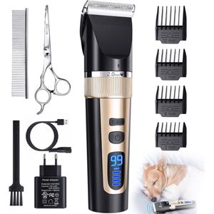 ZRSS® Hondentondeuse dikke vacht - Scheerapparaat voor dieren - Hondentrimmer draadloos