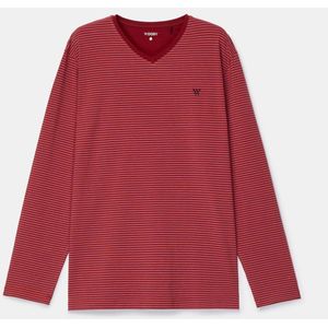 Pyjama heren woody gestreepte trui