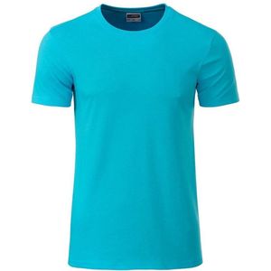 James and Nicholson - Heren Standaard T-Shirt (Turquoise/Turquoise)
