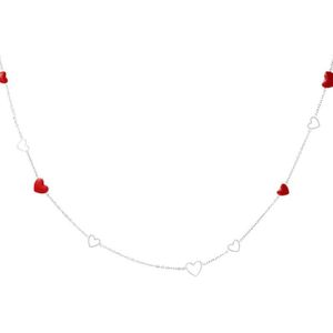 Necklace- Ketting- sweet love- Zilver -Stainless Steel- yehwang- Moederdag cadeautje - cadeau voor haar - mama