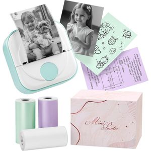 Mini Bluetooth Fotoprinter voor Smartphone - Thermische Printer voor Labels, Notities en Foto's