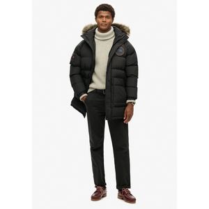 Superdry Everest Longline Baffled Jas Zwart Man