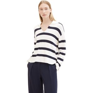 Tom Tailor Dames-Pull--35067 offwhite-Maat S
