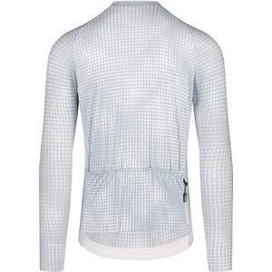 Bioracer Icon Optical Art - Fietsshirt Heren Lange Mouw - Grijs - Maat XXL