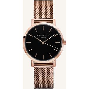 Rosefield The Tribeca Dames Horloge - Rosé Goud Ø33mm - TBR-T59