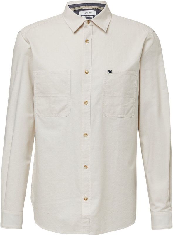 s.Oliver - Hemd - Katoen - Met Structuur