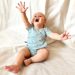 Kimonolichaam met korte mouwen OrganicEra Biologische Baby Kimonobody