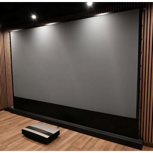 Bodemprojectiescherm - Grijs - Motorisch Vloerscherm - 92 inch - 8K/4K UHD 3D HDR Compatibel