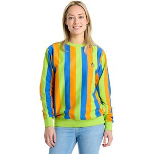 OppoSuits Bert™ Sweater - Sesamstraat Trui - Kleding voor Bert & Ernie Outfit - Lange Mouwen - Carnaval - Groen, Blauw, Geel - Maat: M