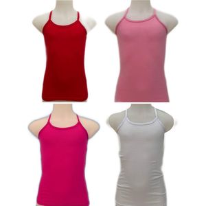 Embrator meisjes Spaghetti Hemdjes 4-stuks mix maat 104/110