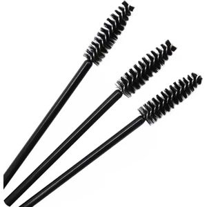 Scoby - Wimperborstel - 50 Stuks - Make-up en Mascara - Eyelash Brush - Wimper en Wenkbrauw Borsteltjes - Zwart