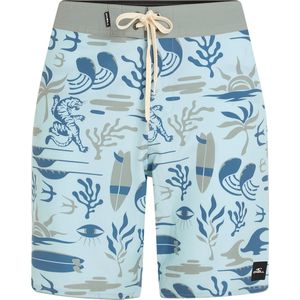 O'Neill Heren Boardshort Lang Swimshort Mysto Scallop 20"" Print Blauw - Maat 34