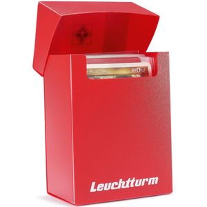 Deck Box, voor Gaming TCG Kaarten - geschikt voor 100 kaarten - in de kleur Rood