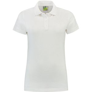 Lemon & Soda jersey polo voor dames in de kleur wit in de maat M