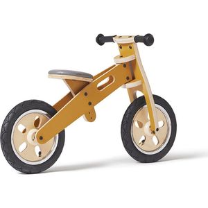 Flexa - Houten Loopfiets - Loopfiets voor kinderen - geel - van 3 tot 10 jaar