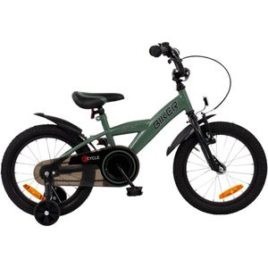 2Cycle Biker - 16 inch - Kinderfiets - Groen