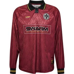 Hummel Loose Bay Soccer Jersey Longsleeve 229680 Syrah-XXL