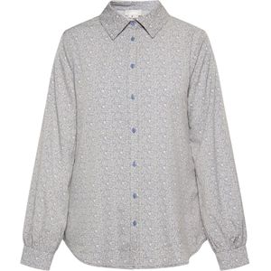 Blouse - Klassieke Blouse - Bloemenprint - Lange Mouw - Normale Pasvorm