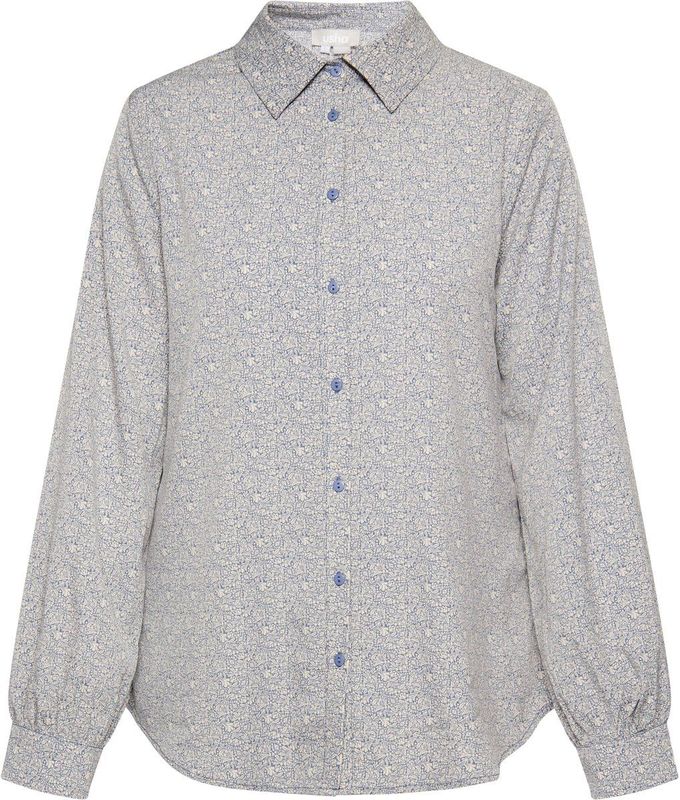 Blouse - Klassieke Blouse - Bloemenprint - Lange Mouw - Normale Pasvorm