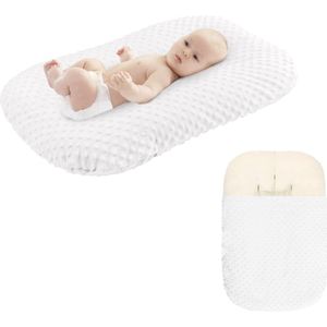 Pasgeboren Lounger Kussen Cover Verwijderbare Hoes Zachte Minky Dot Baby Lounger Kussen Cover Voor Pasgeboren Meisjes En Jongens