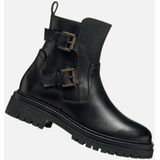 Geox - Iridea - Enkellaarsjes - Zwart - Hakhoogte 4,5 cm